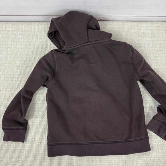 Baby‎ Gap Logo Hoodie Zip Up Brown Size 5 Years - Picture 7 of 8